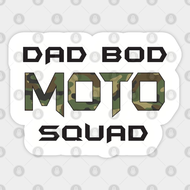 Dad Bod Moto Squad Sticker by ColoRADo